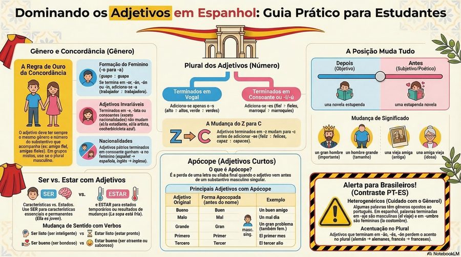Gramática — Flashcards de adjetivos