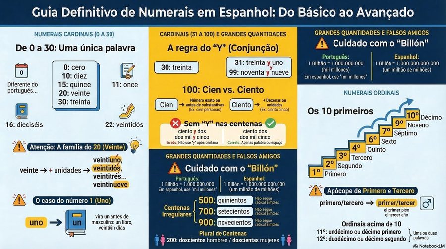 Gramática — Flashcards de numerais