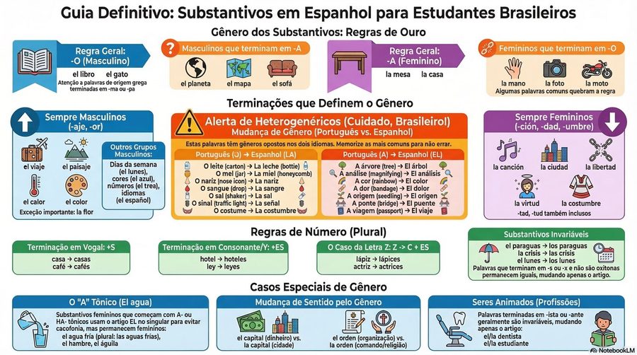 Gramática — Flashcards de substantivos